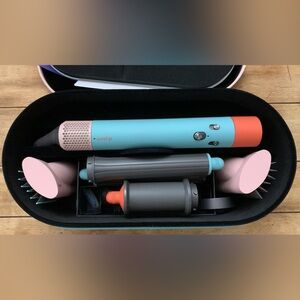 Dyson Teal, Coral and Pink Air-wrap with  Case